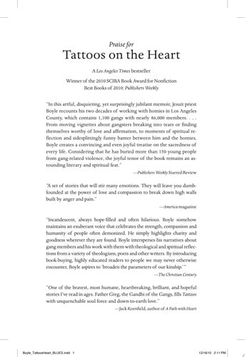 Tattoos on the Heart: The Power of Boundless Compassion