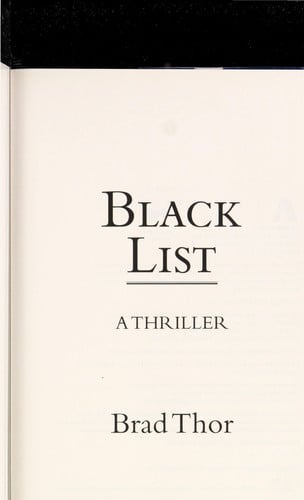 Black List: A Thriller