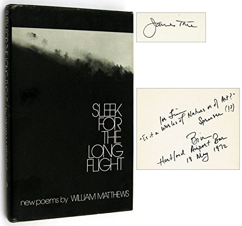 Sleek for the long flight;: New poems