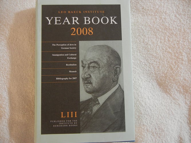 Leo Baeck Institute Yearbook 2008