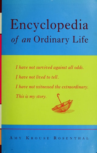 Encyclopedia of an Ordinary Life: A Memoir