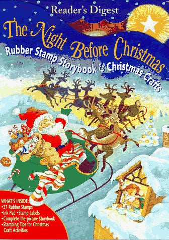 The Night Before Christmas: Rubber Stamp Storybook & Christmas Crafts (Rubber Stamp and Book Sets)