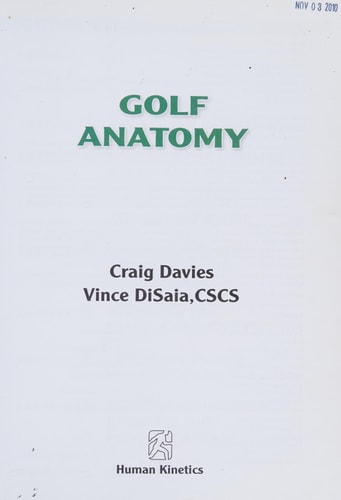 Golf Anatomy