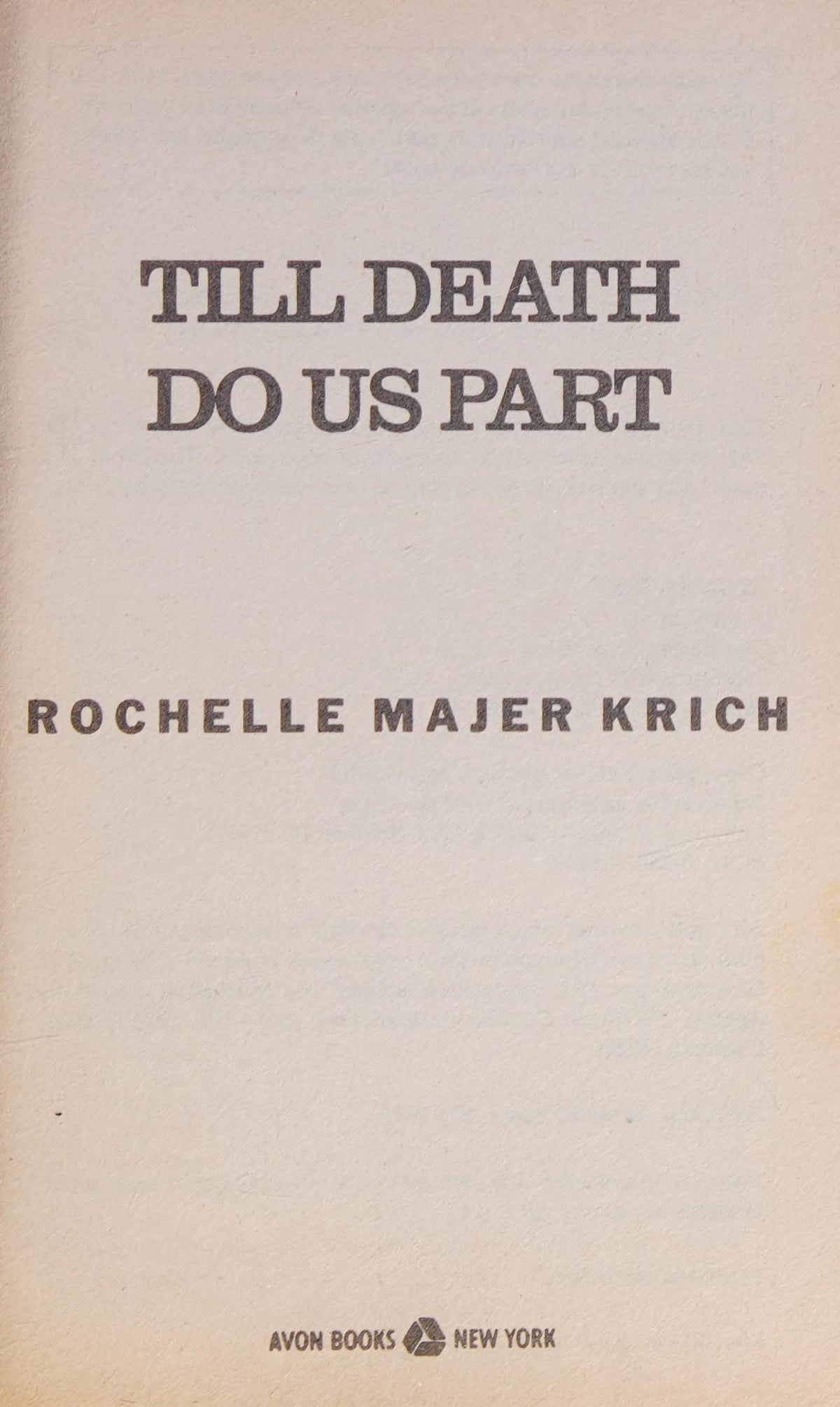Till Death Do Us Part