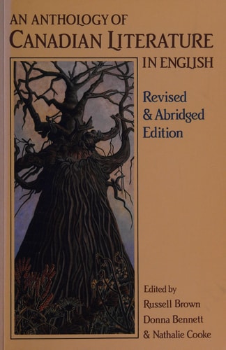 An Anthology of Canadian literature in English