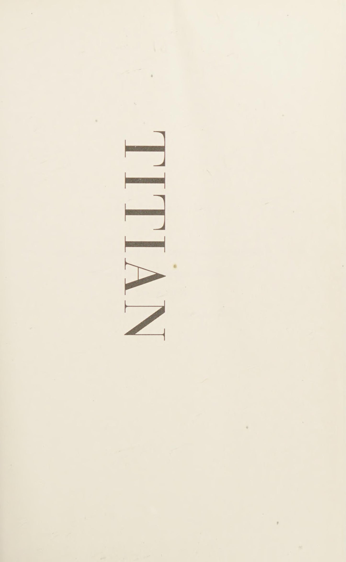 Titian: His Life