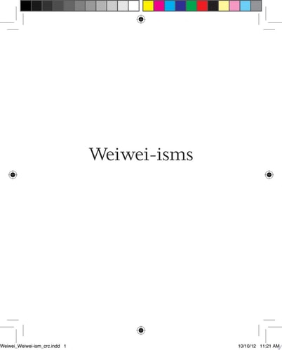 Weiwei-isms