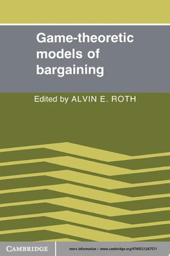 Game-Theoretic Models of Bargaining