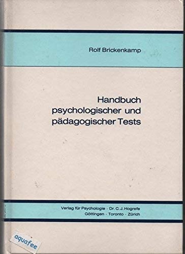 Handbuch psychologischer und padagogischer Tests (German Edition)