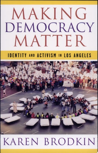 Making Democracy Matter: Identity and Activism in Los Angeles