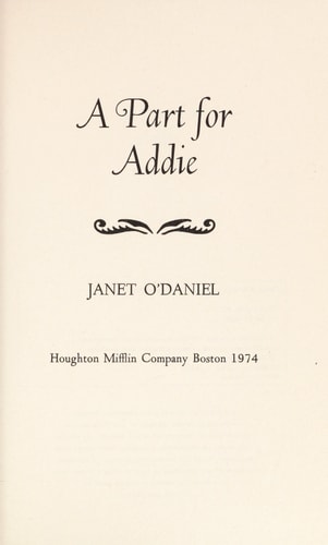 A part for Addie
