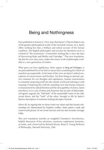 Being and Nothingness