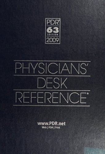 Physicians' Desk Reference 2009 (PDR, 63rd Edition)