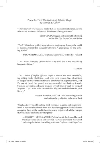 The 7 Habits of Highly Effective People: 30th Anniversary Edition (The Covey Habits Series)