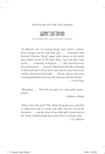 Gwendy's Magic Feather (2) (Gwendy's Button Box Trilogy)