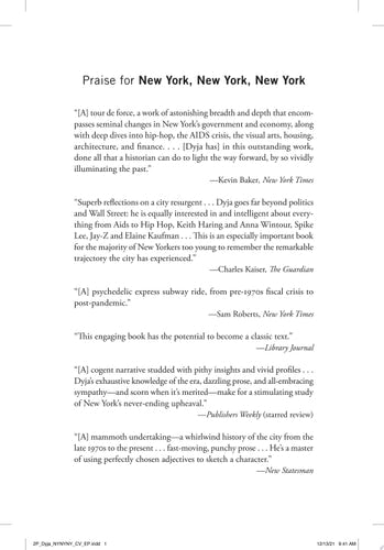 New York, New York, New York: Four Decades of Success, Excess, and Transformation (Must-Read American History)