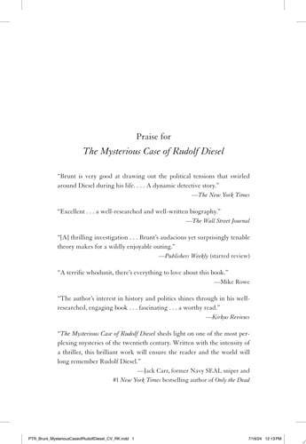 The Mysterious Case of Rudolf Diesel: Genius, Power, and Deception on the Eve of World War I