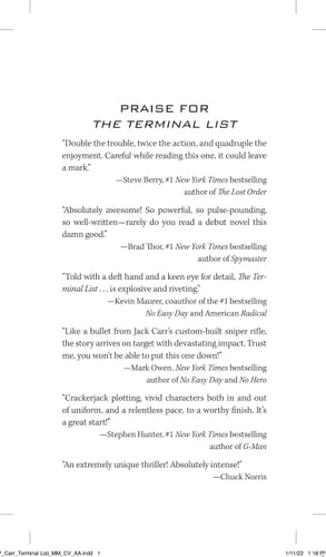 The Terminal List: A Thriller (1)