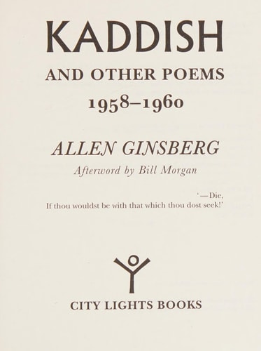 Kaddish and Other Poems: 50th Anniversary Edition (Pocket Poets)