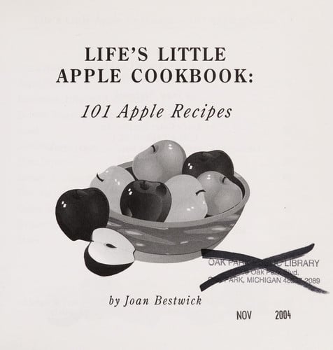 Life's little apple cookbook: 101 apple recipes