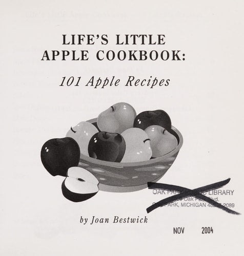 Life's little apple cookbook: 101 apple recipes