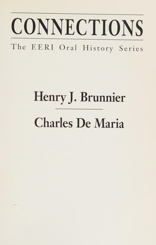 Connections: The EERI Oral History Series, 8
