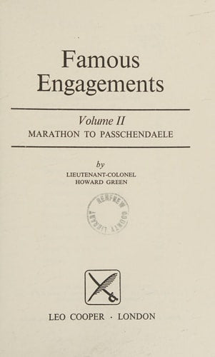 Famous Engagements: Some Battlefields Revisited