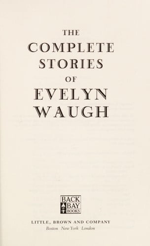 The Complete Stories of Evelyn Waugh