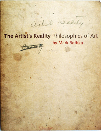 The Artist s Reality: Philosophies of Art