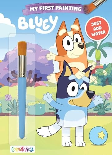 Bluey Colortivity: My First Painting (Color & Activity with Paint)