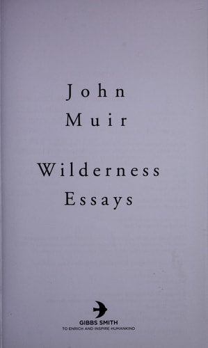 Wilderness Essays