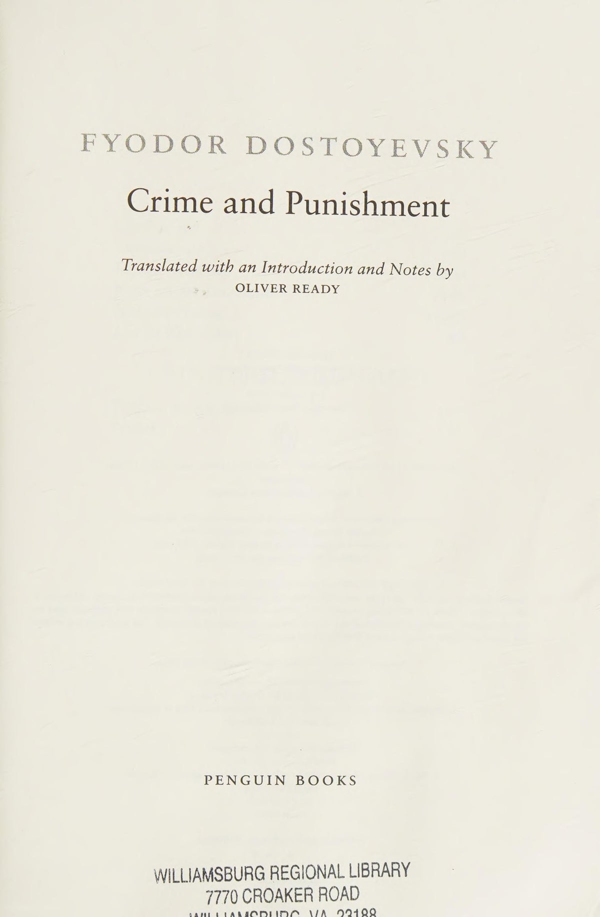 Crime and Punishment: (Penguin Classics Deluxe Edition)