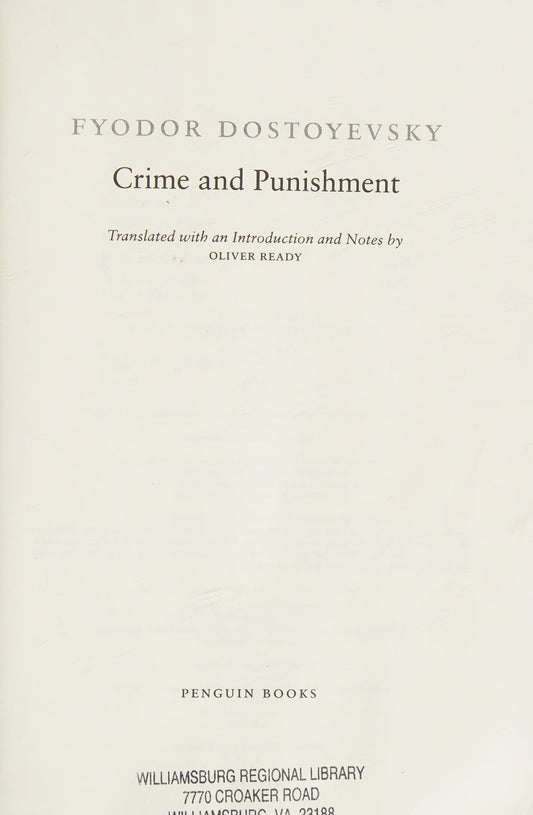 Crime and Punishment: (Penguin Classics Deluxe Edition)