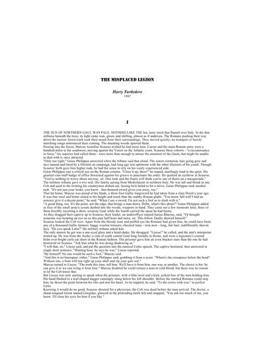 The Misplaced Legion