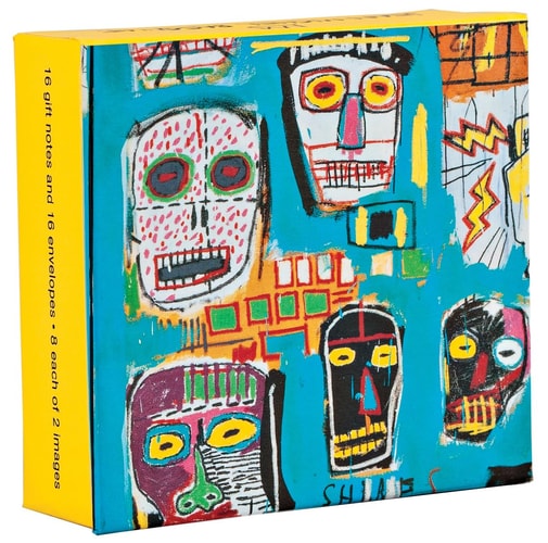 teNeues - Mini FlipTop Notecard Box: Jean-Michel Basquiat Mini Notecards, 16 Full Color Notecards, 16 Classic White Envelopes, 8 Each of 2 Images, ... Full Color Mini Cards and Envelopes