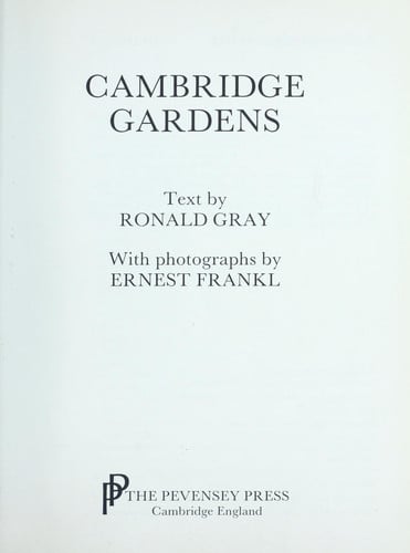 Cambridge Gardens
