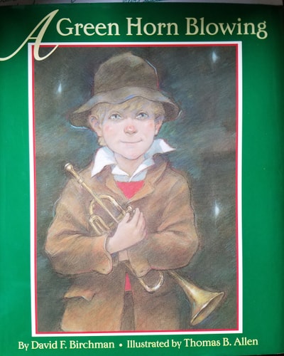 A Green Horn Blowing