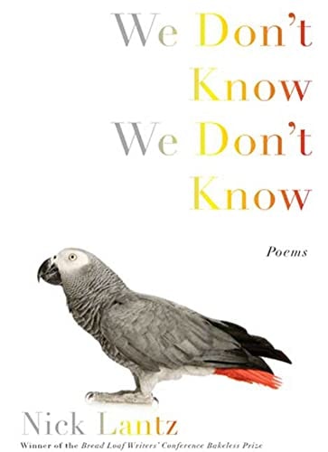 We Don't Know We Don't Know: Poems