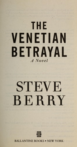 The Venetian Betrayal (Cotton Malone)