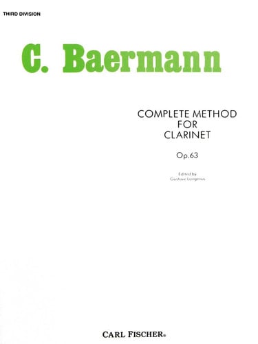 Complete Method for Clarinet: Third Division