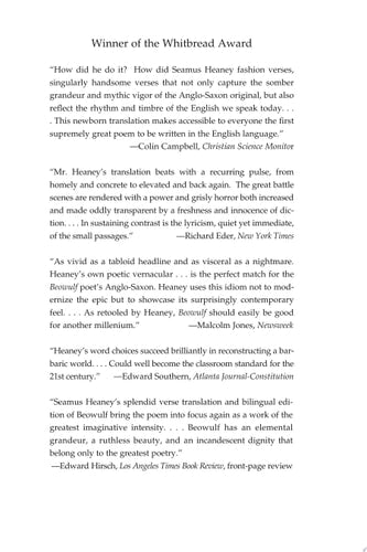 Beowulf: A New Verse Translation (Bilingual Edition)