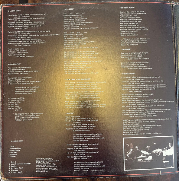 Alan Price : O Lucky Man! - Original Soundtrack (LP, Album, San)