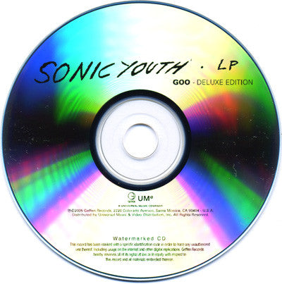 Sonic Youth : Goo (2xCDr, Album, Promo, RE, RM)