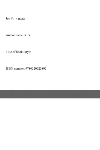 Myth: Its Meaning and Functions in Ancient and Other Cultures (Sather Classical Lectures)