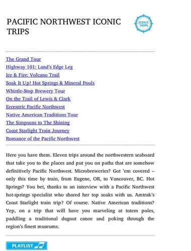 Lonely Planet Pacific Northwest Trips: 52 Themed Itineraries 1009 Local Places to See