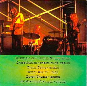 The Allman Brothers Band : New York City Blues (CDr, Unofficial)