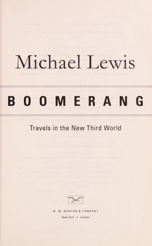 Boomerang: Travels in the New Third World