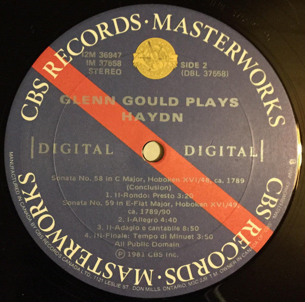 Joseph Haydn, Glenn Gould : The Six Last Sonatas (2xLP)