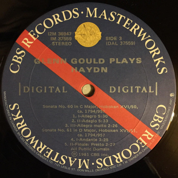 Joseph Haydn, Glenn Gould : The Six Last Sonatas (2xLP)