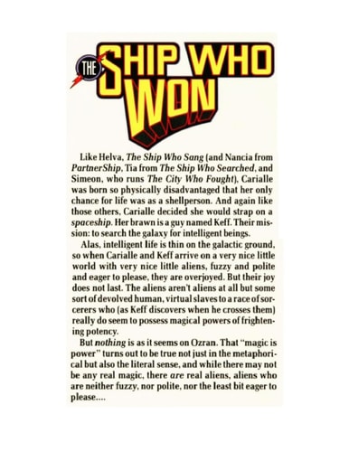 The Ship Who Won
